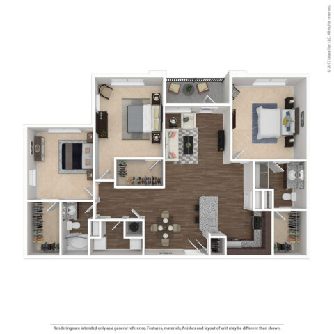 3 bed 2 bath floorplan